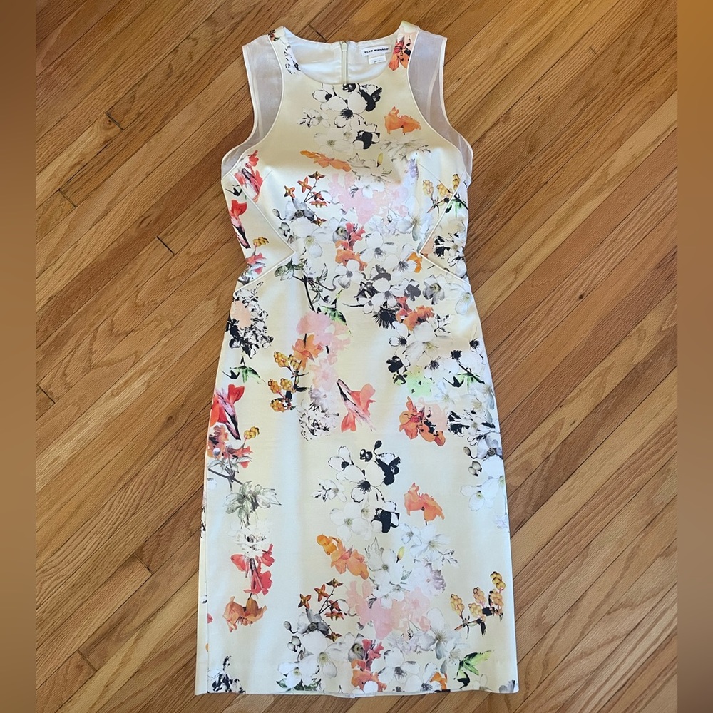 Vintage Club Monaco Floral dress (with Stretch)